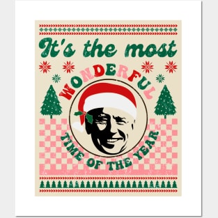 Funny Joe Biden Christmas Posters and Art